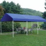 Blue Awning Tent