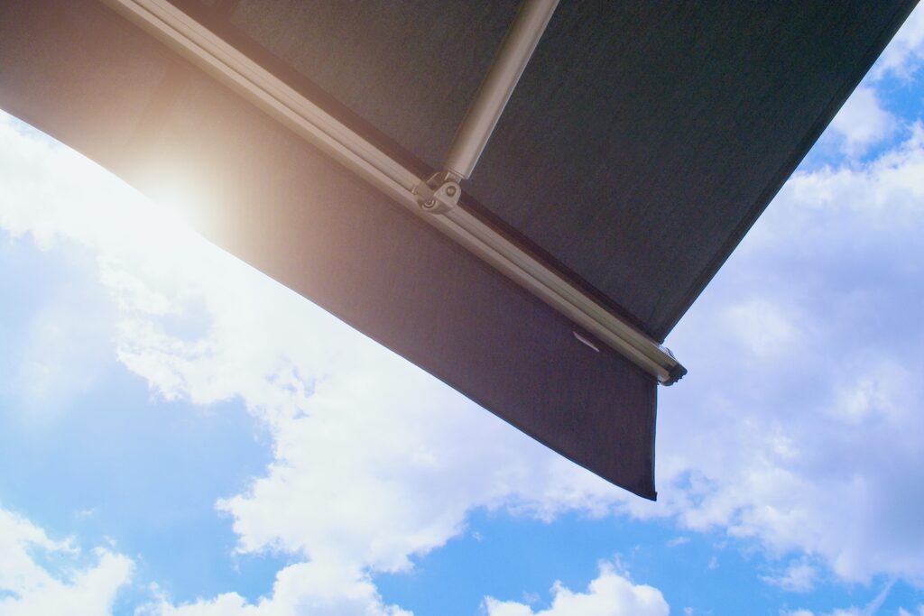 Awning Protects From Arizona Sun