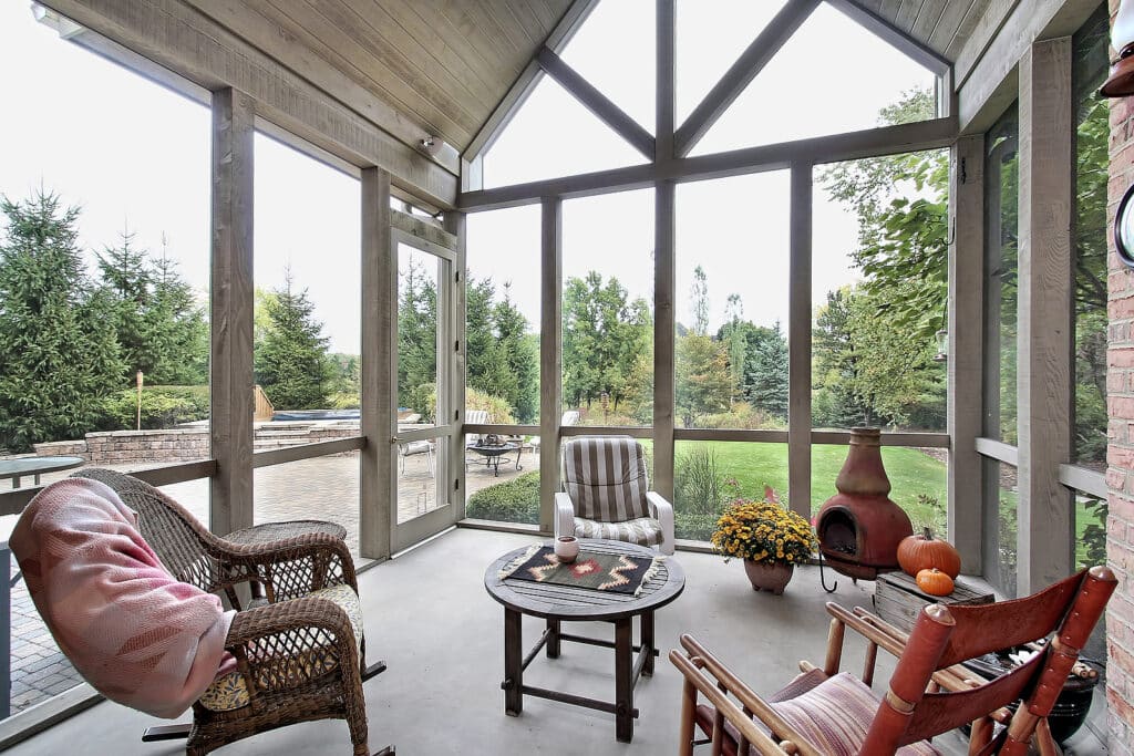 Year-Round Patio with Mesa Awning