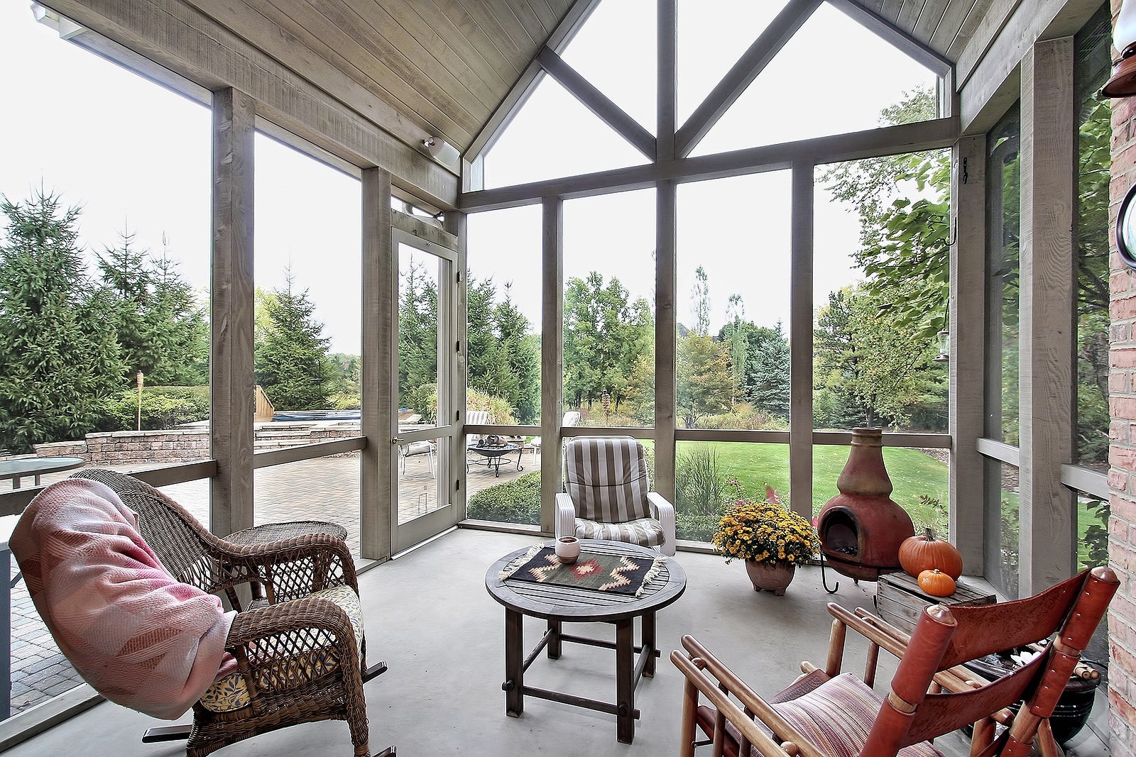 Year-Round Patio with Mesa Awning