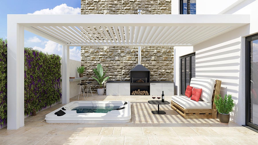 Backyard Oasis with Patio Cover Mesa, AZ