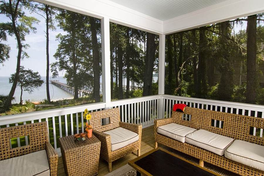 How to Go From Bare Patio to Screen Room