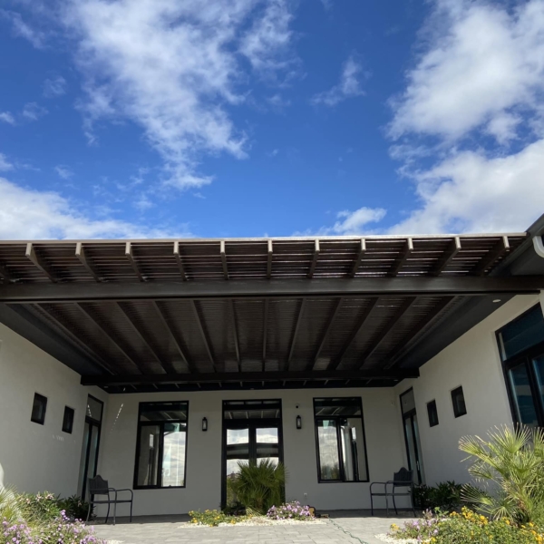 Lattice patio cover in Mesa, AZ