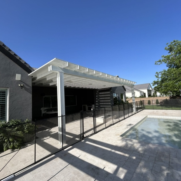 White lattice installation services in Mesa, AZ