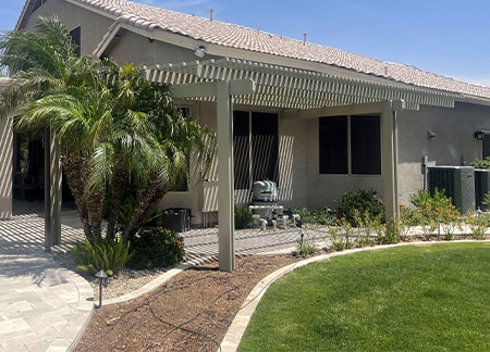 Outdoor patio cover in Mesa, AZ