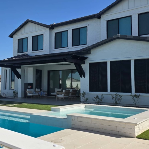 Patio cover overhang in Mesa, AZ