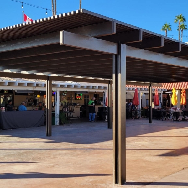 Custom outdoor pergola installation services in Mesa, AZ