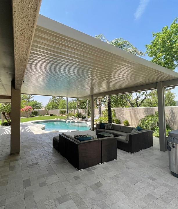 Outdoor patio cover installation services in Mesa, AZ